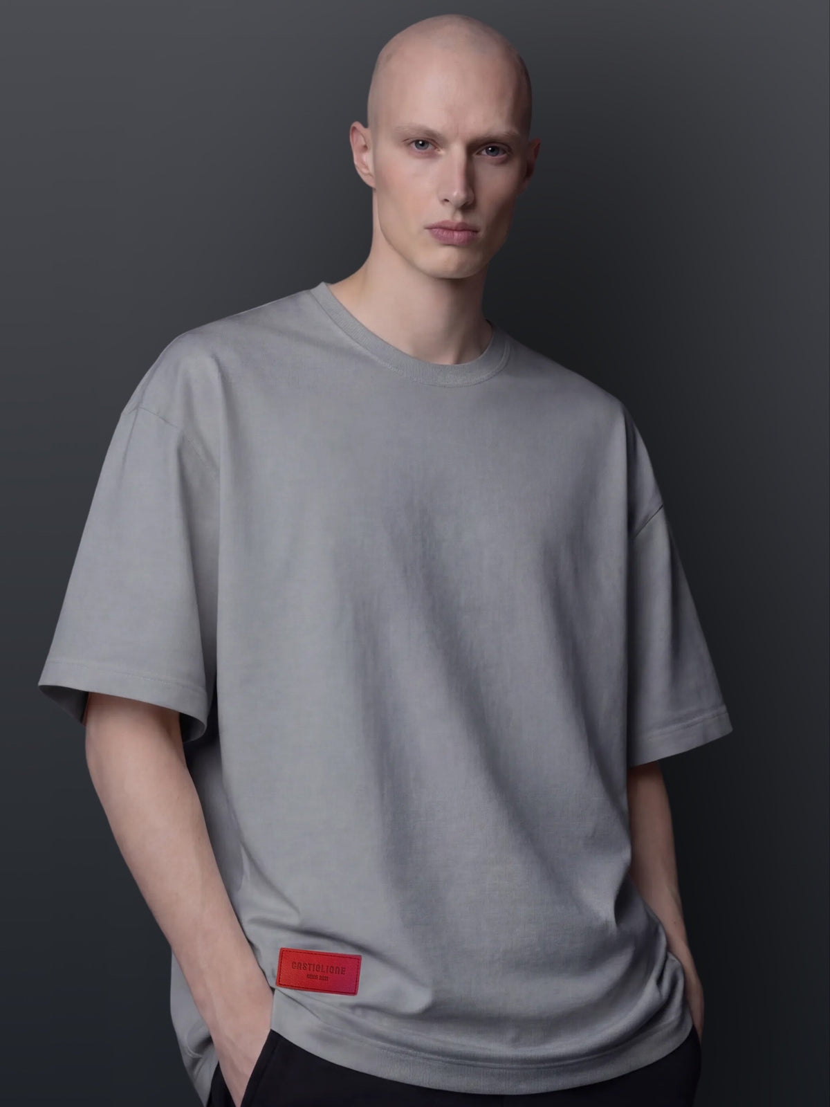 Oversized Tee - Dusty Blue