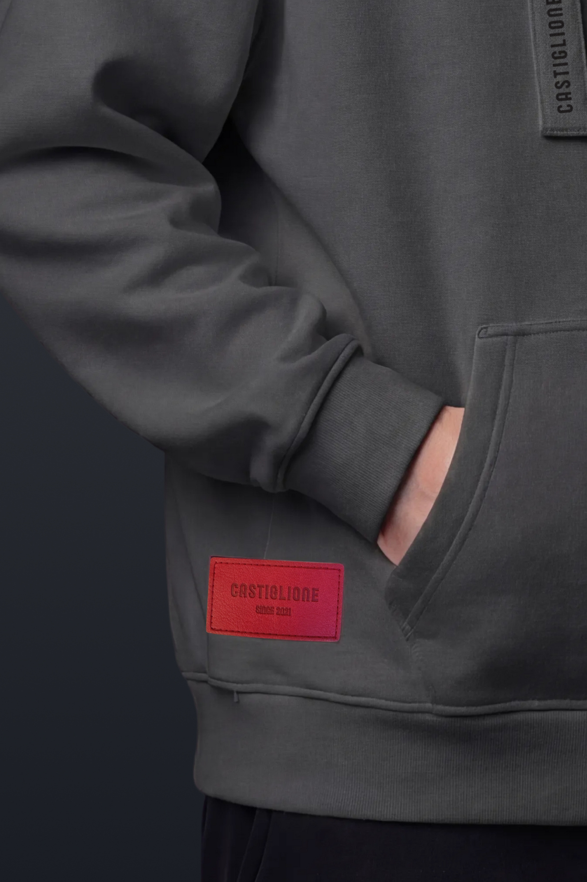 Castiglione Signature Hoodie - Metallic Grey